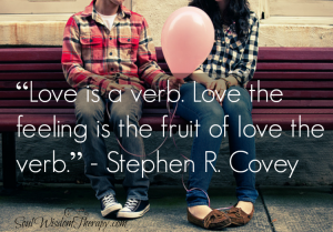 love is a verb